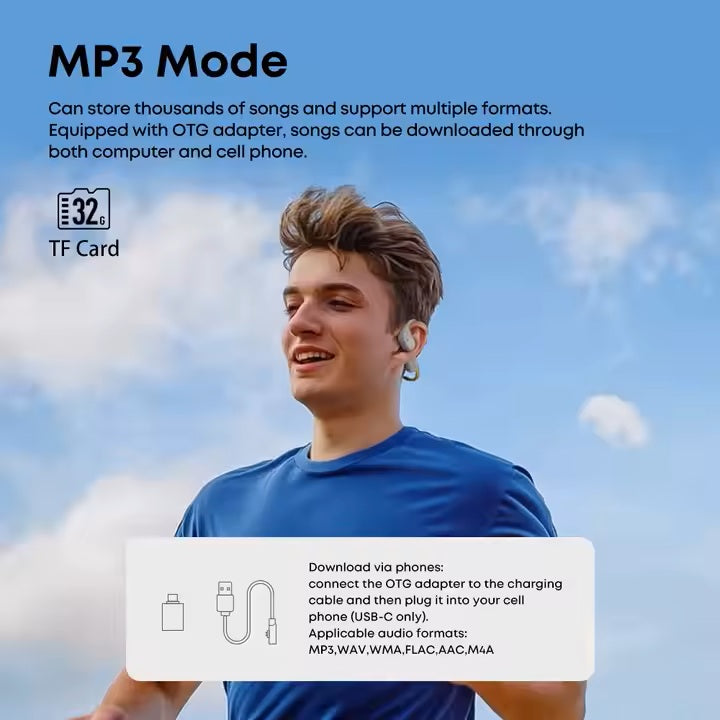Langsdom Airwave Pro IP67 Bone Conduction Headphones