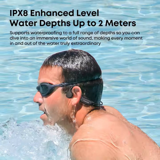 Langsdom SwimPro IPX8 Bone Conduction Headphones