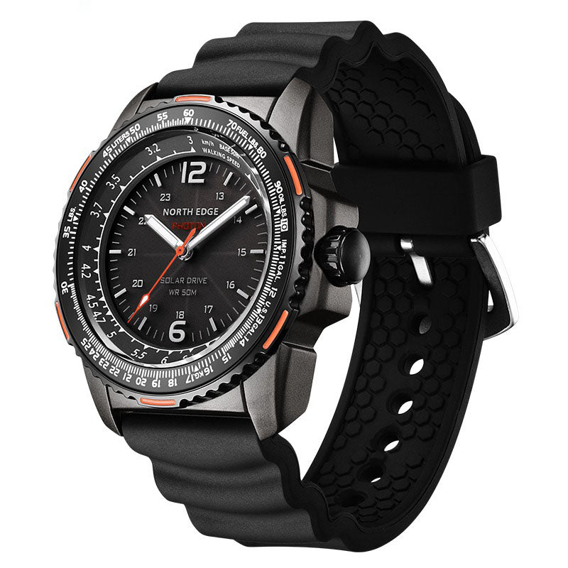 North Edge PHOTON Solar Charging Watch