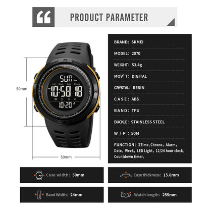 Skemi 2070 Mens Digital Watch