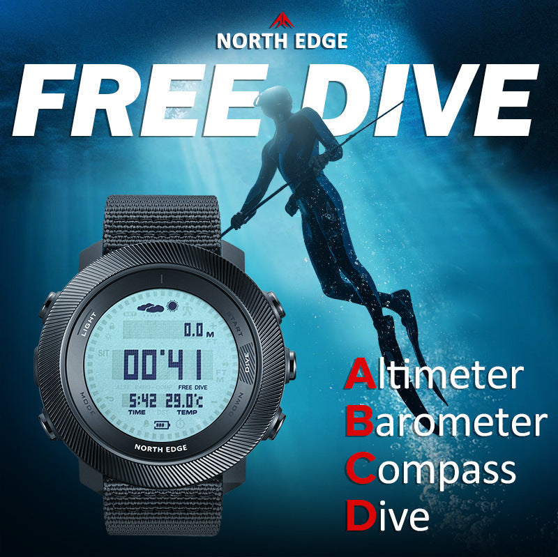 North Edge Apache D Free Dive Watch