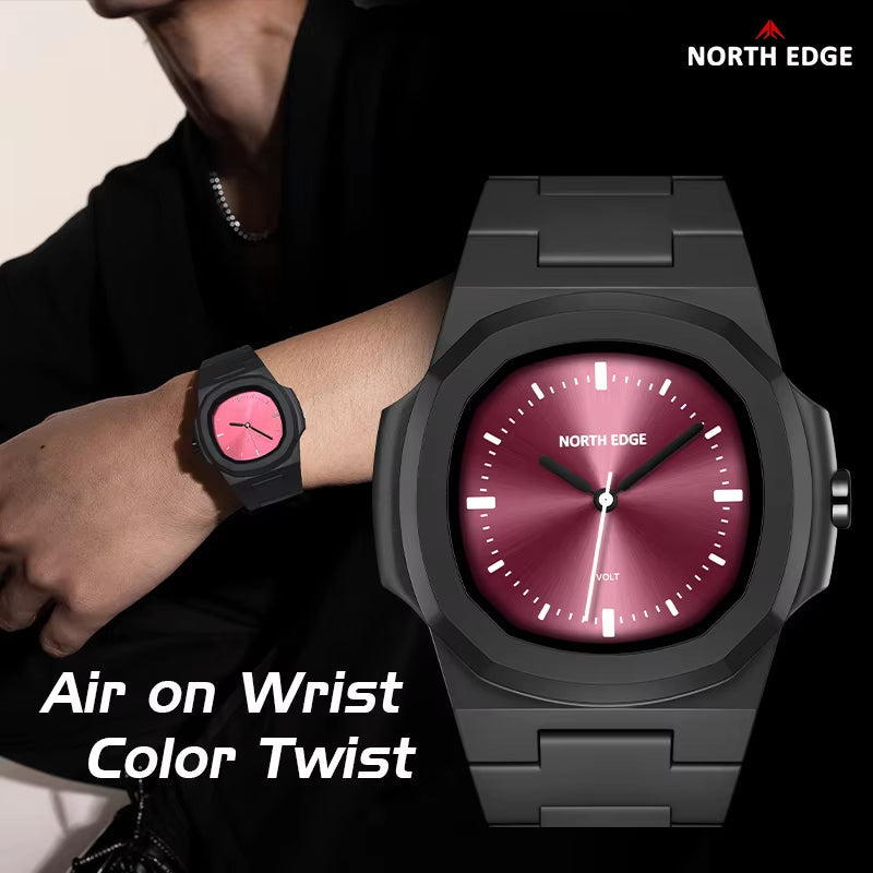 North Edge VOLT Men’s Sports Watch | Quartz Movement, Lightweight & Waterproof